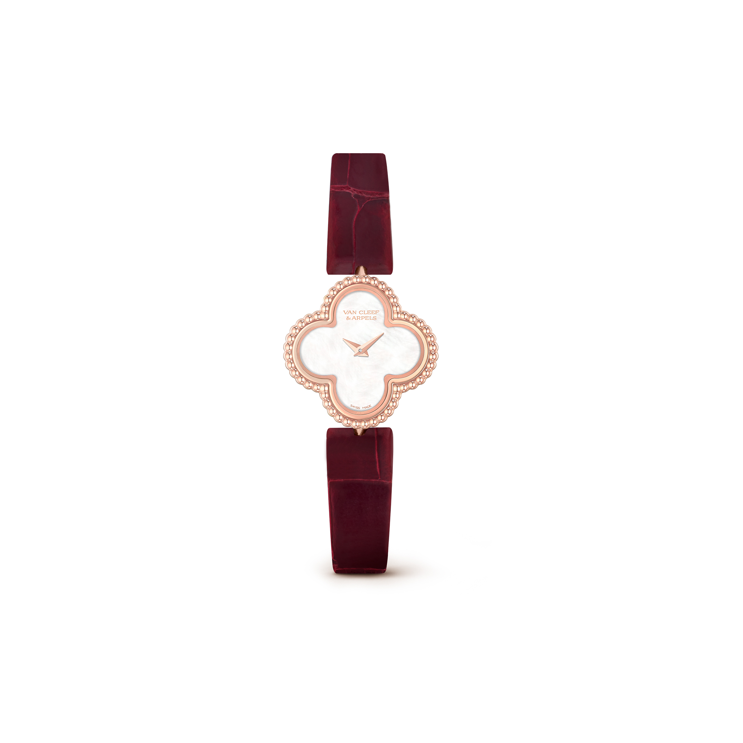 VAN CLEEF ARPELS SWEET ALHAMBRA WATCH18K ROSE GOLD, DIAMOND, MOTHER-OF-PEARL VCARO8WS00 VAN CLEEF ARPELS SWEET ALHAMBRA WATCH18K ROSE GOLD, DIAMOND, MOTHER-OF-PEARL VCARO8WS00